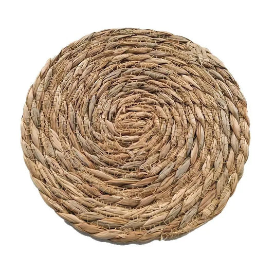 Handwoven Rattan Placemats Round Heat Insulation