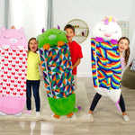 Sacco a Pelo 2-in-1 con Peluche per Avventure Accoglienti