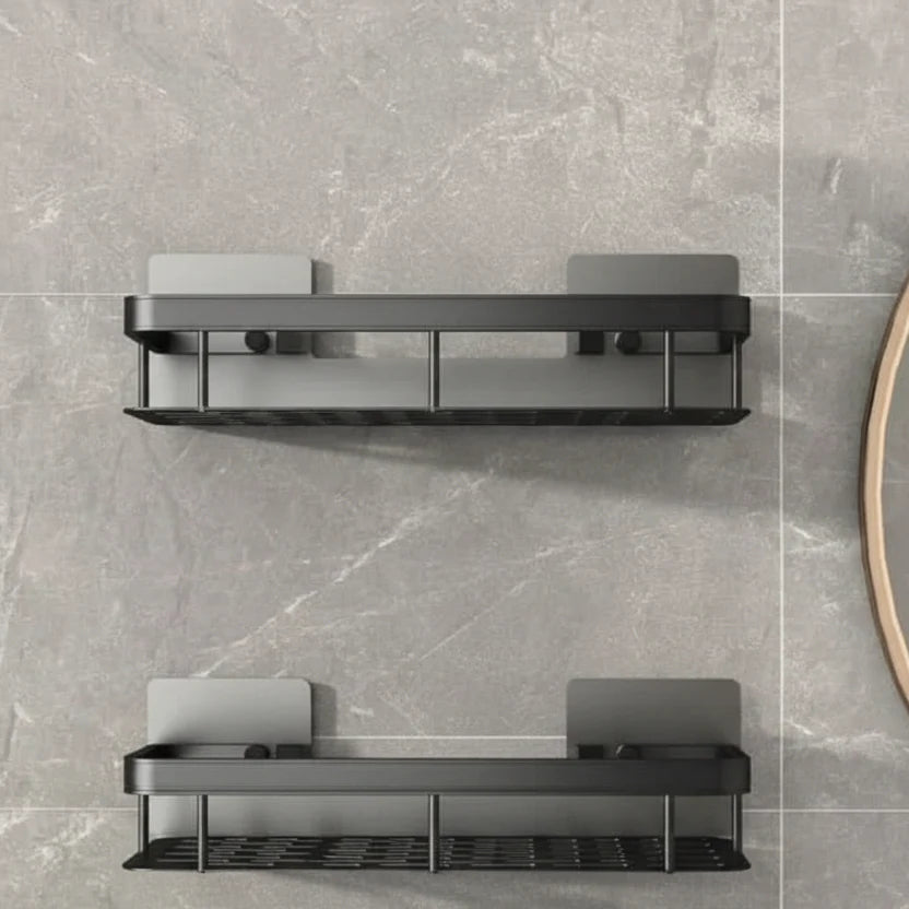 Adhesive Bathroom Shelf for Drill-Free Style