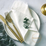 Serviettes en tissu de coton (lot de 12)