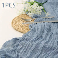 Semi-Sheer Gauze Table Runner