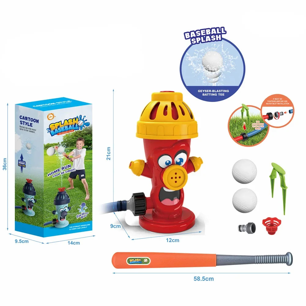 Jouet arroseur d'eau borne incendie pour jardin extérieur, jouets d'eau d'été pour cour, jouet de bain éclaboussant pour bébé