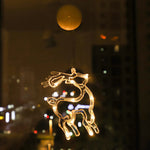 Santa Snowman Cup Lights for Festive Windows