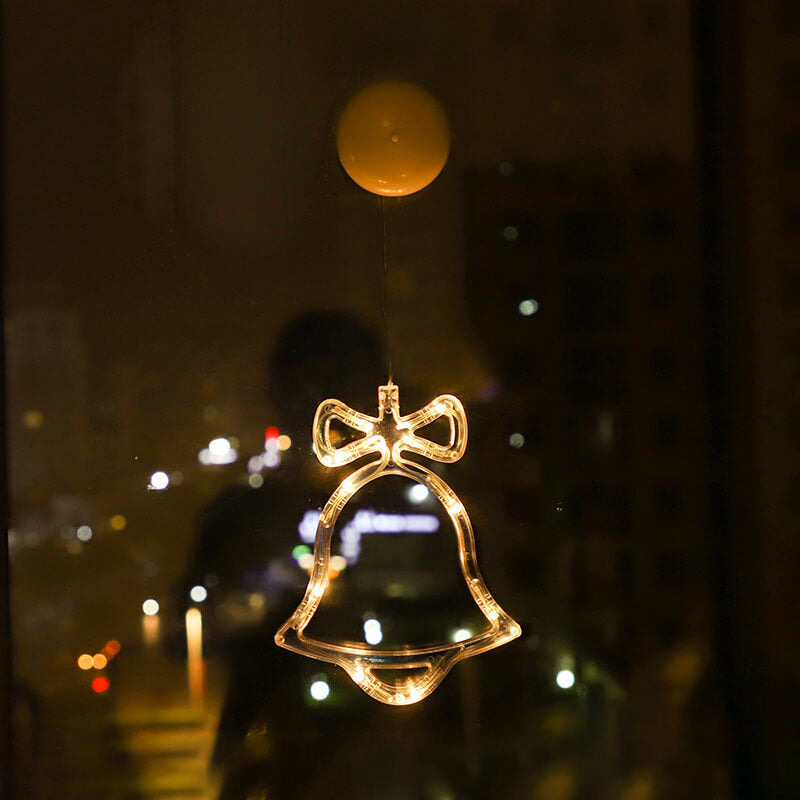 Santa Snowman Cup Lights for Festive Windows