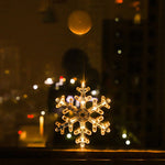 Santa Snowman Cup Lights for Festive Windows