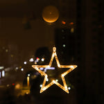Santa Snowman Cup Lights for Festive Windows