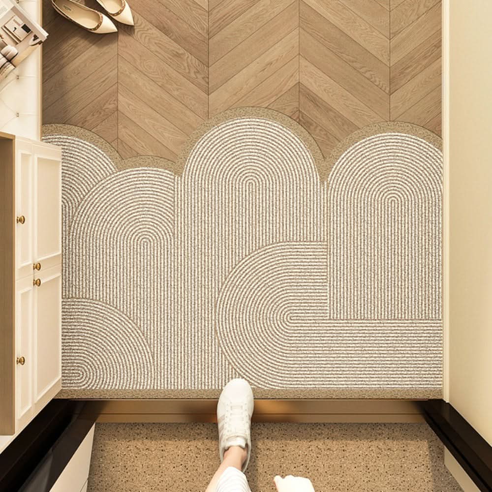 Washable Indoor Doormat - Floral PVC