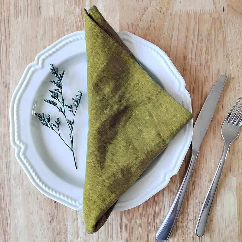 Serviettes en lin pur (lot de 4)