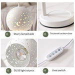Celestial Candle Warmer Lamp With Starry Glow