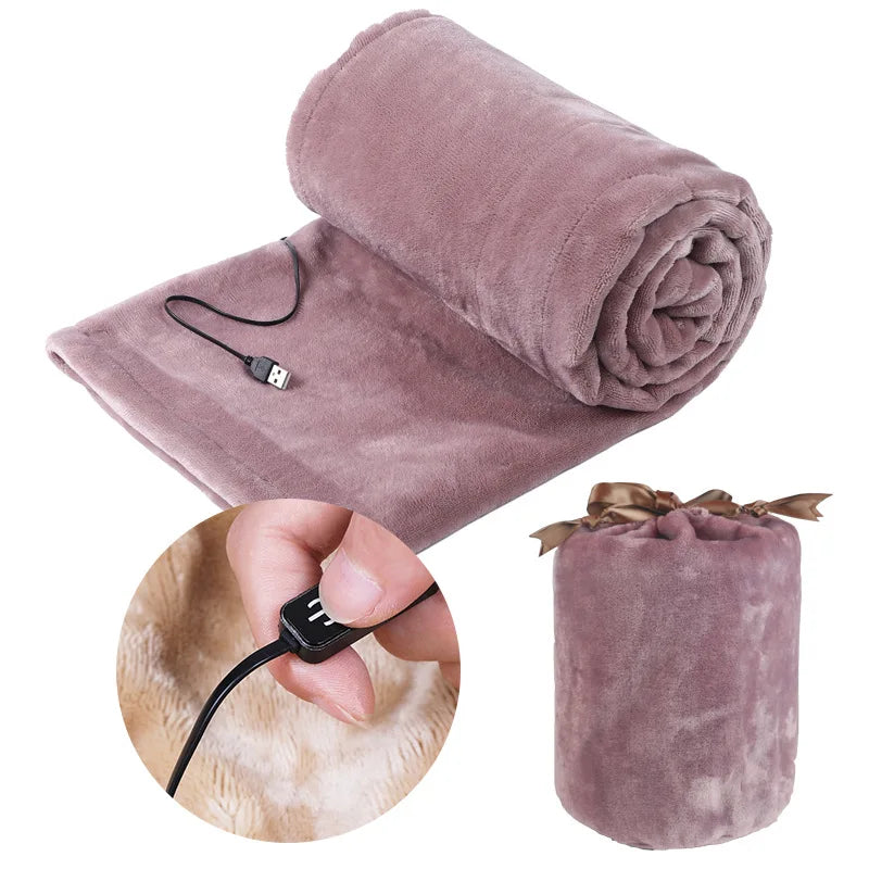 Heated Blanket for Cozy Travel Comfort