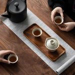 Plateau en bois fait main – Centre de table saisissant  