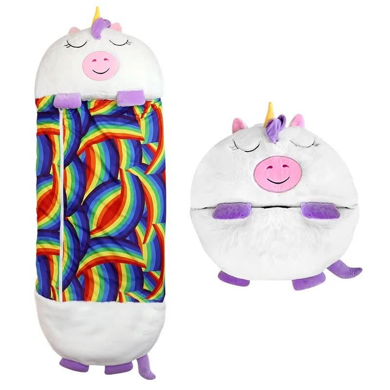 2-in-1 Plush Toy Sleeping Bag for Cozy Adventures