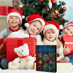 Drachen-Adventstisch mit täglicher Figur