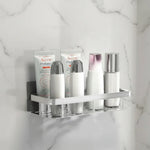 Adhesive Bathroom Shelf for Drill-Free Style