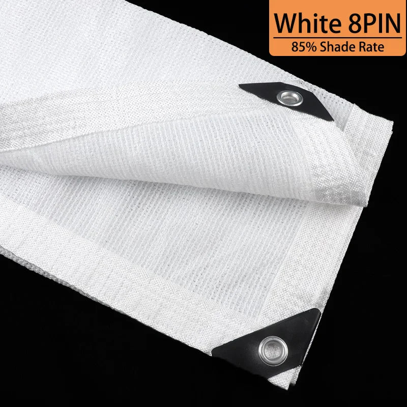 White HDPE Anti-UV Sun Shade Net – Garden Canopy
