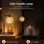 Adjustable Candle Warmer Lamp For Cozy Ambience