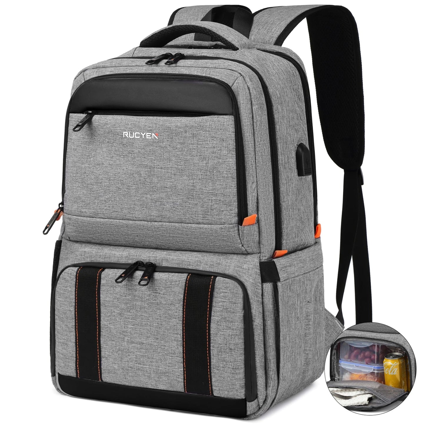 Insulated Cooler Lunch Backpack - Large Capacity