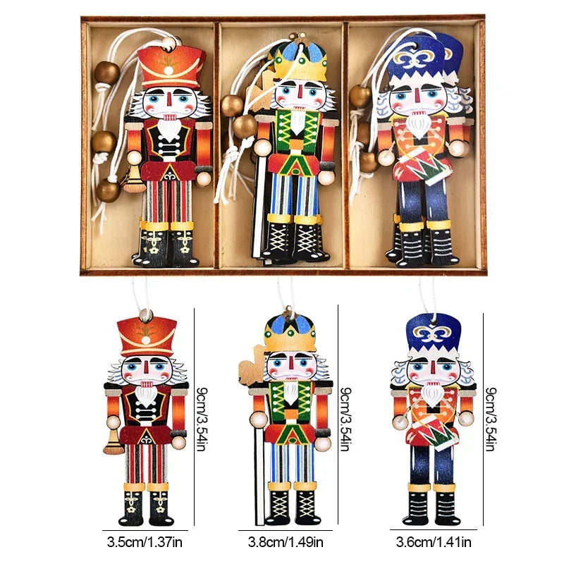 Christmas Soldier Table Ornaments With Festive Character