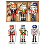 Christmas Soldier Table Ornaments With Festive Character