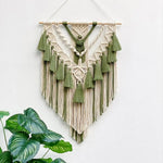 Tenture murale macramé tissée - Tapisserie bohème chic
