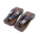 Japanese Geta Sandals Handcrafted Wood & Fabric