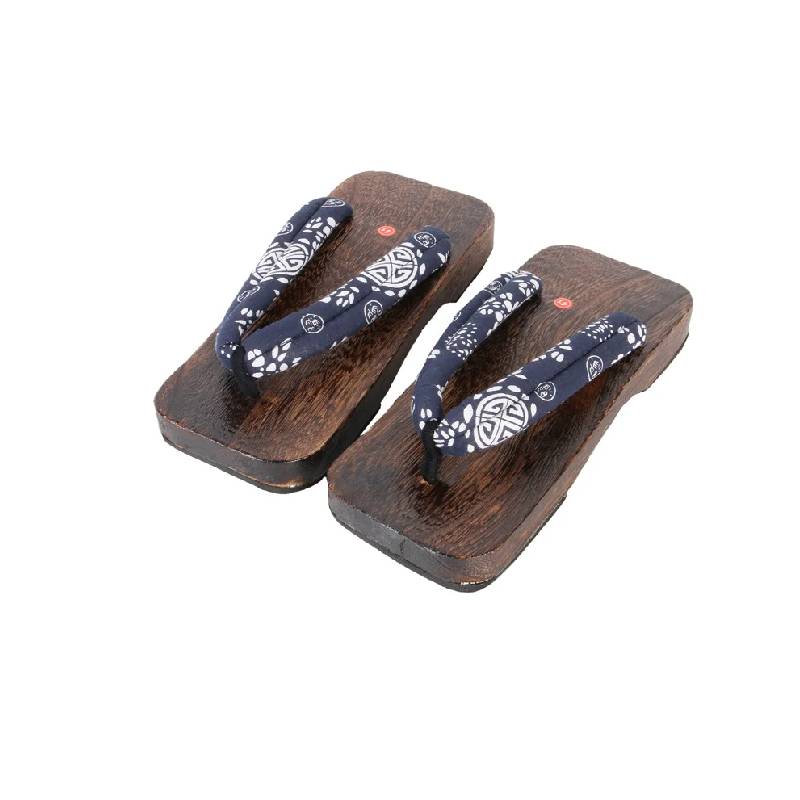 Japanese Geta Sandals Handcrafted Wood & Fabric