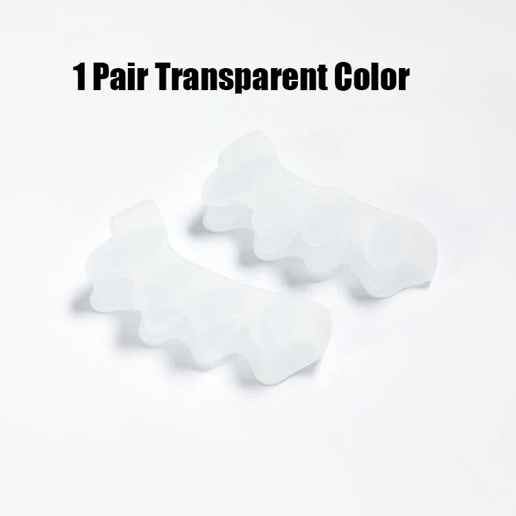 Silicone Toe Separators Correcting Bunions and Restoring Toes Toe Spreaders Toe Straightener for Overlapping Toes Foot Care Tool