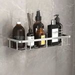 Adhesive Bathroom Shelf for Drill-Free Style