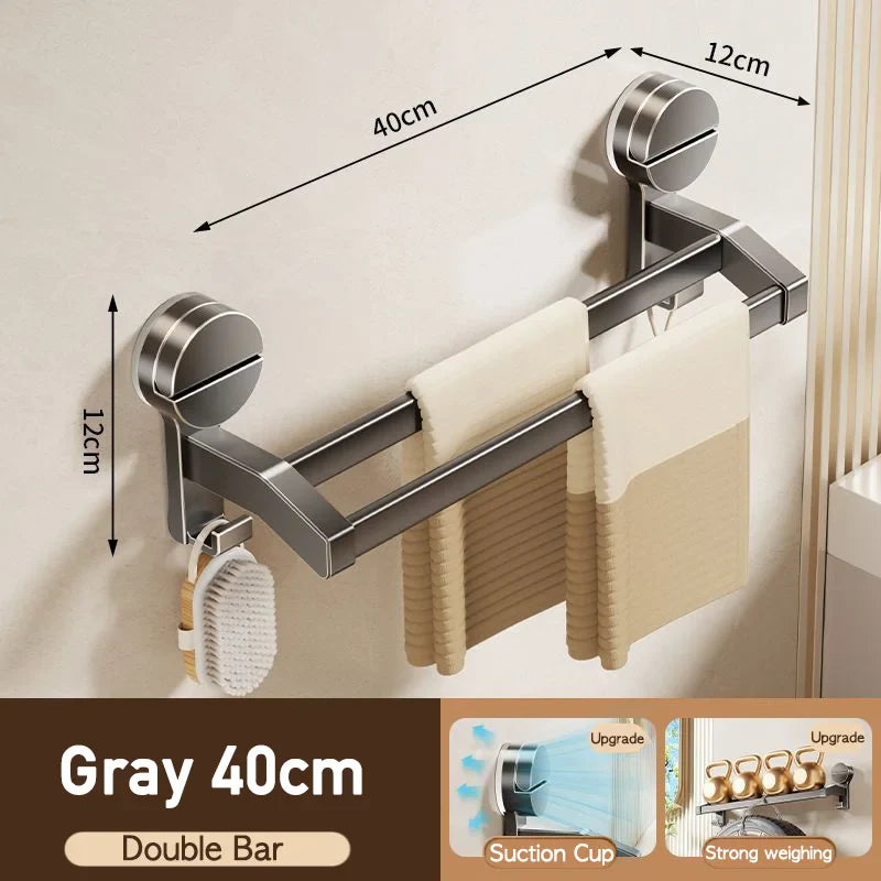Suction Cup Bathroom Bath Towel Holder