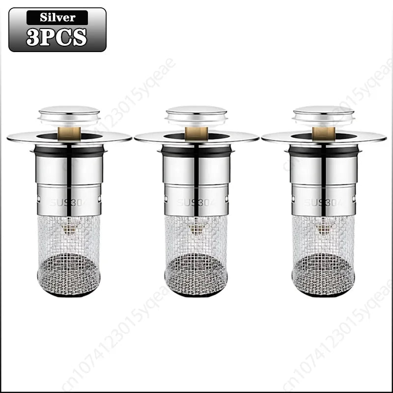Tapón antipolvo para desagüe de suelo de acero inoxidable