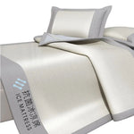 Ice Silk Cool Mat Bed Sheet Set