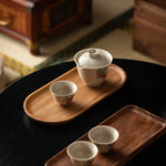 Plateau en bois fait main – Centre de table saisissant  