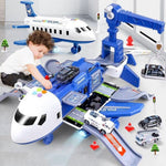 SKYQUEST – Adventure AirPlay Set with Airplane & Vehicles for Creative Kids
