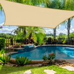 Rectangular Waterproof Sun Shade for All-Weather Comfort