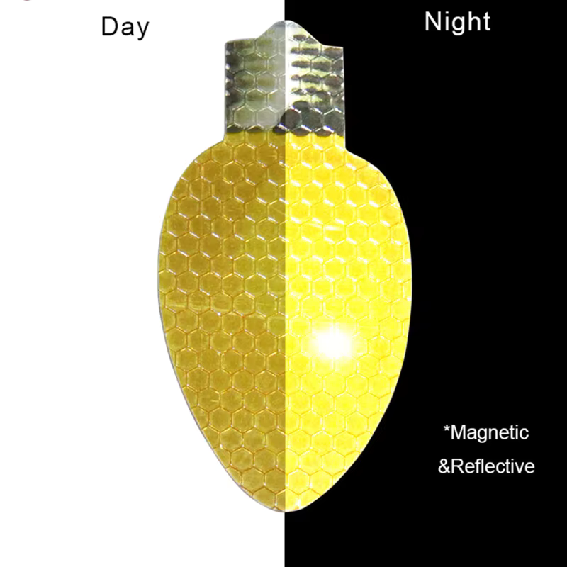 Luci da tavolo riflettenti per le feste con bagliore magnetico
