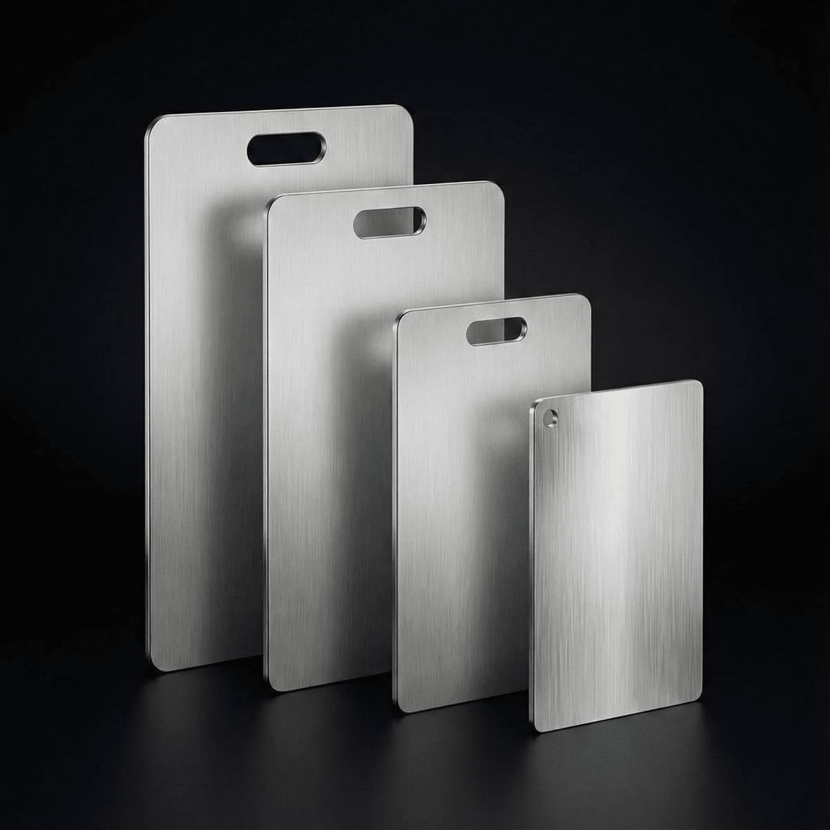 Ultra Thin Steel Cutting Board for Calm Prep