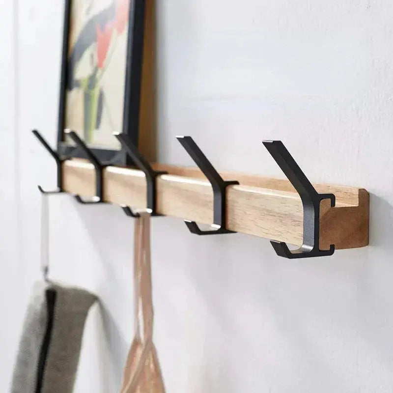 Wall Storage Rack For An Artful Entryway