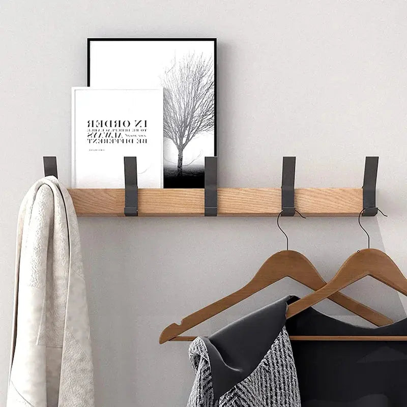 Wall Storage Rack For An Artful Entryway