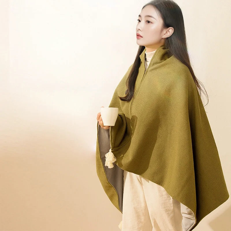 Wearable Heated Blanket For Instant Cozy Warmth