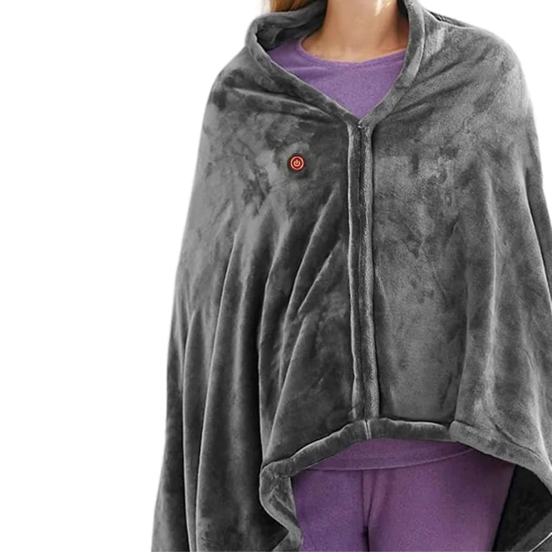 Wearable Heated Blanket For Instant Cozy Warmth