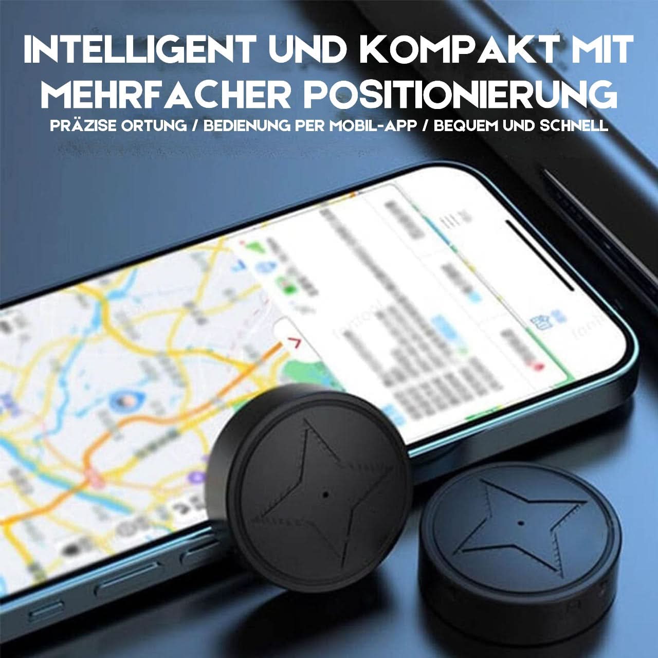 Localizzatore GPS Compatto con Montaggio Magnetico