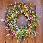 Wildflower Thanksgiving Wreath For A Welcoming Door