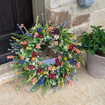 Wildflower Thanksgiving Wreath For A Welcoming Door