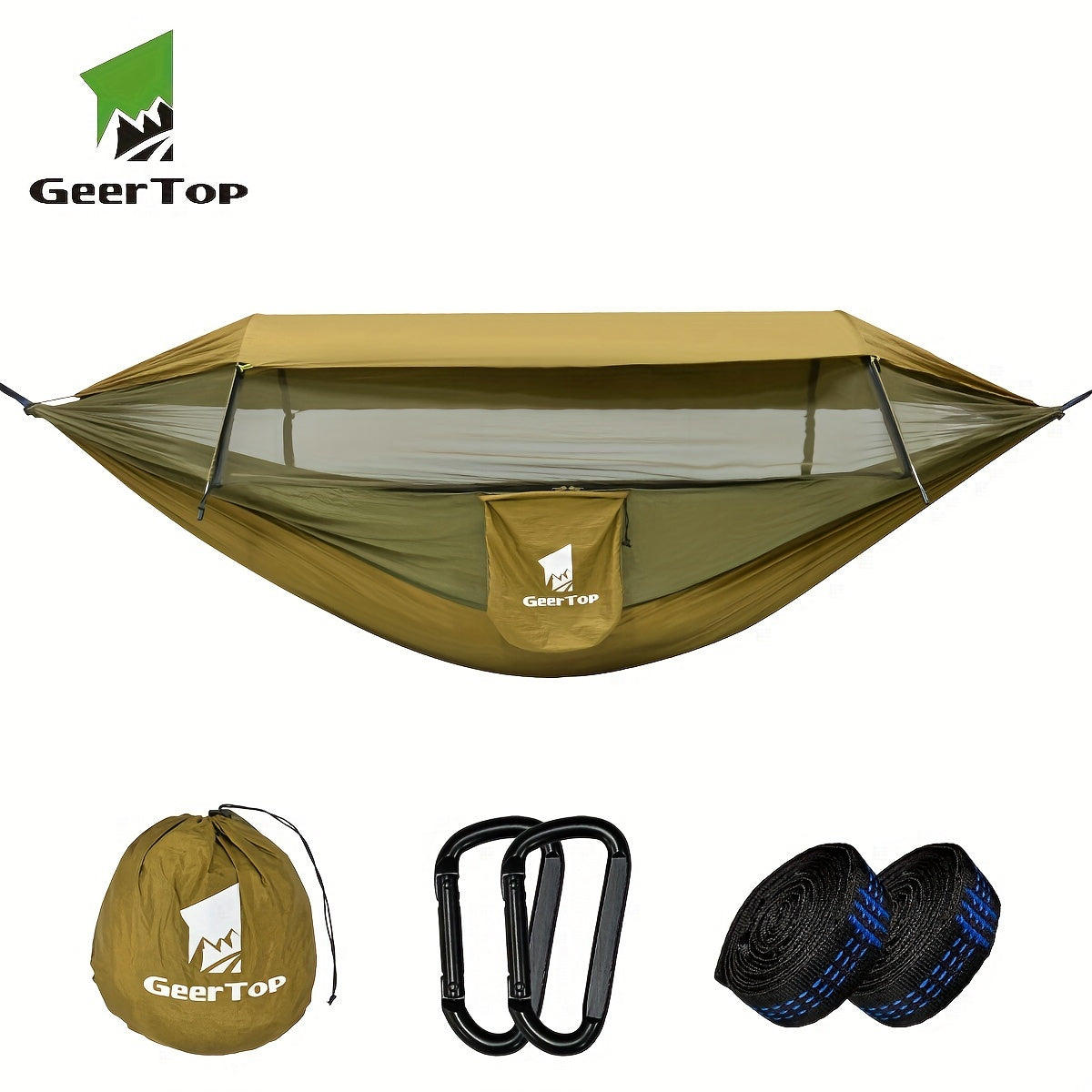3-in-1 Camping Hammock with Mosquito Net