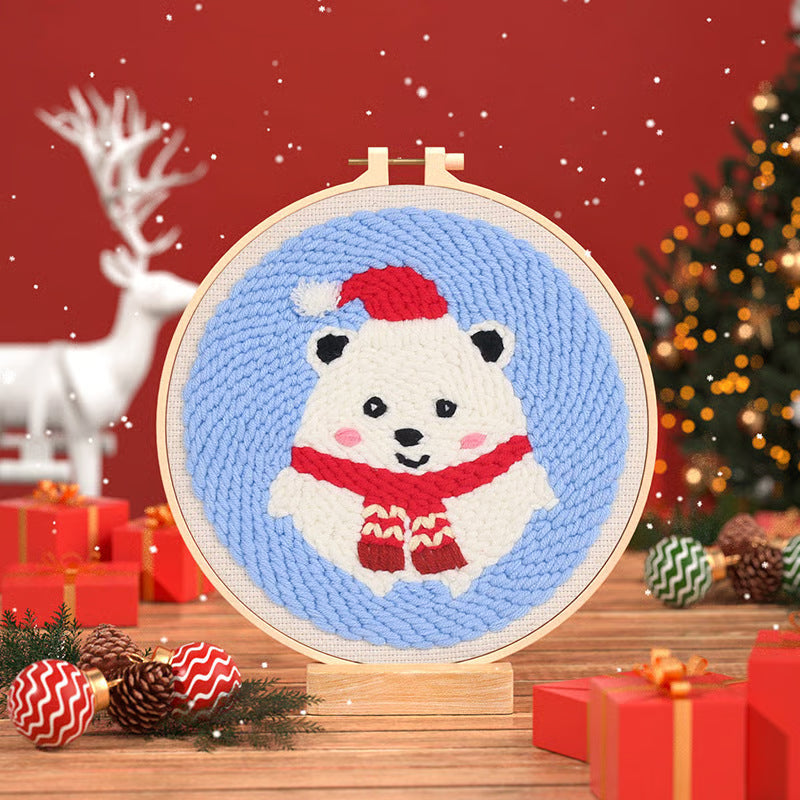Christmas Embroidery Kit For Heartfelt Decor