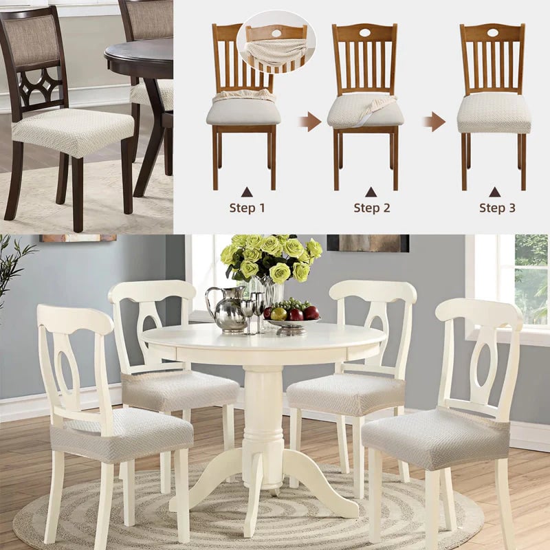 Waterproof Jacquard Chair Cover For Artful Protection
