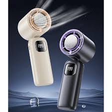 Turbo Handheld Fan With Instant Ice Cooling
