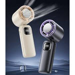 Turbo Handheld Fan With Instant Ice Cooling