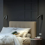Pivoting LED Bedside Table Light for Focused Reading