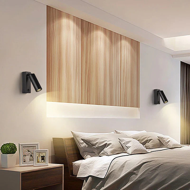 Pivoting LED Bedside Table Light for Focused Reading